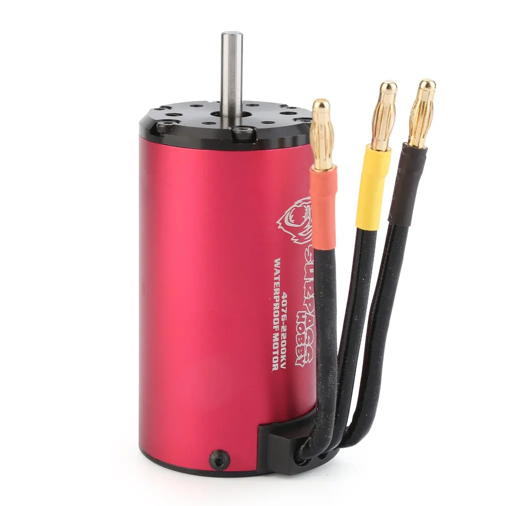 SURPASSHOBBY KK 4076 2200KV бесщеточный двигатель 2S 3S 4S для 1:8 RC Дрифт гоночный автомобиль водонепроницаемый Бессенсорный грузовик запчасти