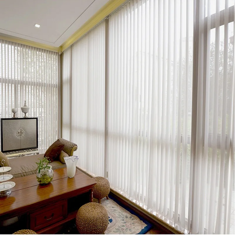 North America Blackout Silk Sheer Vertical Blinds Curtains Ds