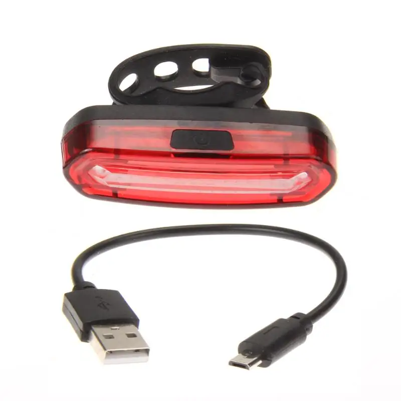 100 люмен USB Перезаряжаемый COB светодиодный велосипедный передний задний светильник IPX6 Водонепроницаемый безопасный задний светильник для езды
