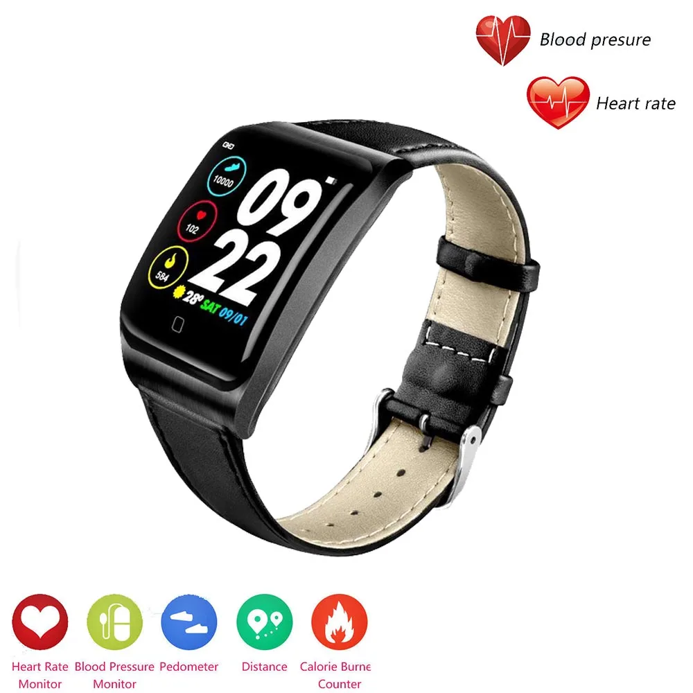 

Smart Sports Watch Bluetooth Waterproof Pedometer Calorie Consumption Intelligent Blood Pressure Heart Rate Monitoring Bracelet