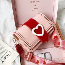 ETAILL из искусственной кожи женская брендовая дизайнерская маленькая сумка милые розовые сумки через плечо модная сумка на плечо с широким ремешком