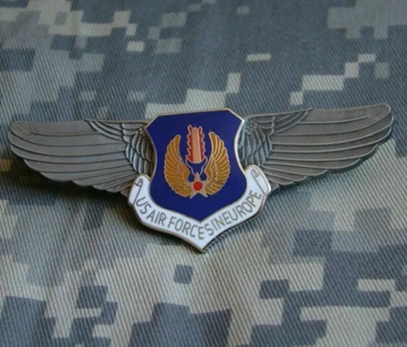 U.S. Air Forces In Europe Military Pilot Wing Badge Insignia Metal Pin shop5605101 | Спорт и развлечения