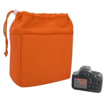 

photo bag Waterproof Shockproof DSLR Camera Lens Insert Bag Padded Case With Drawstring zaino fotografico