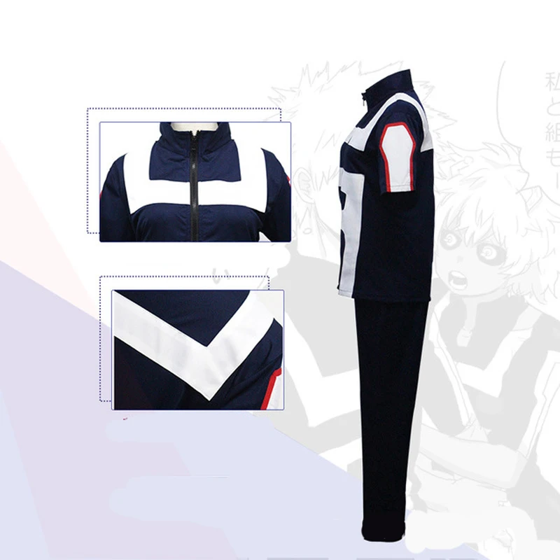 Novedan Anime Boku No Hero Bakugou Katsuki Iida Tenya Todoroki Shouto Cosplay Costume My Academia Sportswear Tops & Pants -Zentai shop online H2f8cfd8697094cf3a47ae5360fe8ffa25.jpg