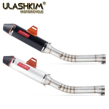 

Motorcycle full System exhaust Muffler Escape middle Link Contact pipe For Yamaha YZF R6 1998 1999 2000-2004 2005