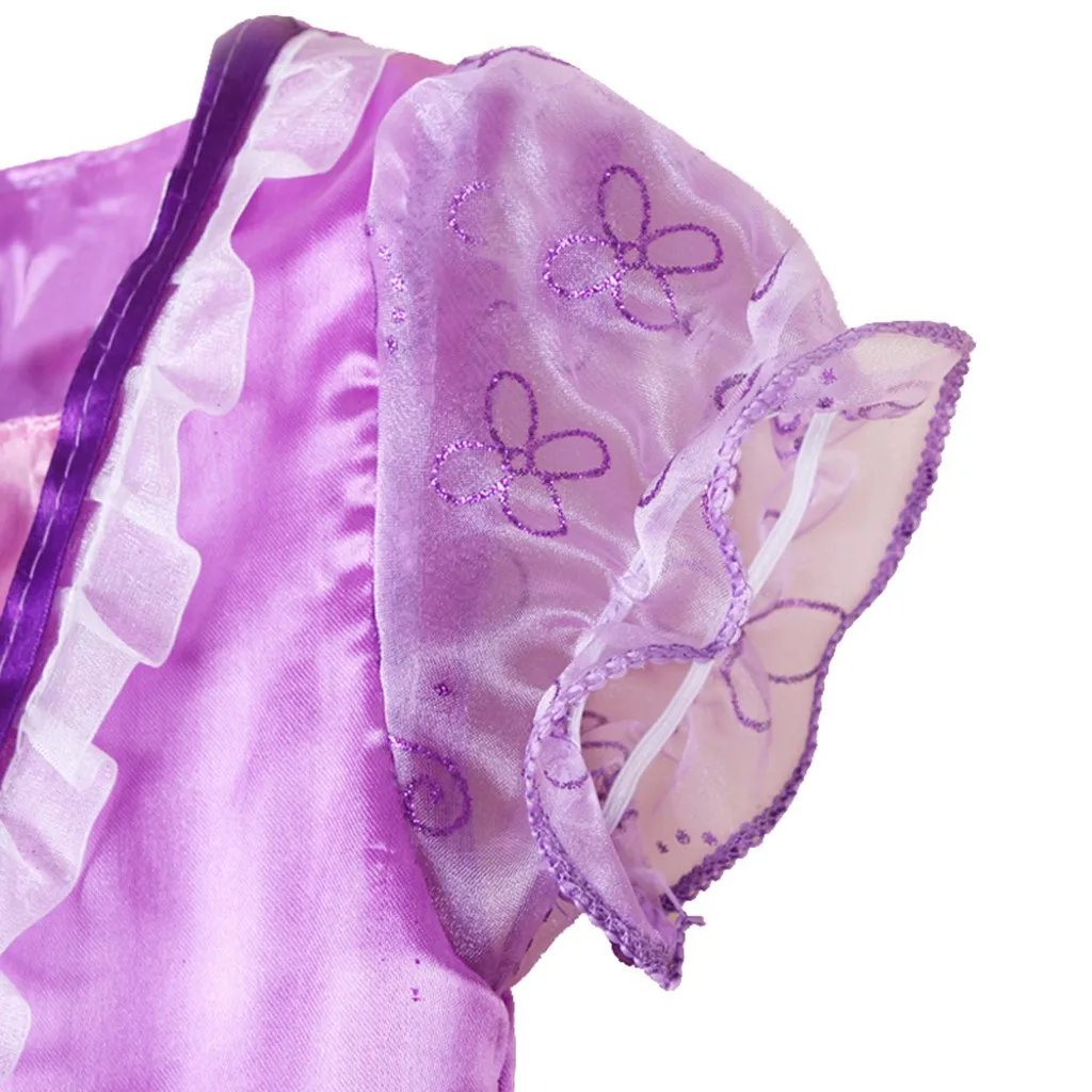 Новые платья Золушки для маленьких девочек; Детские платья Белоснежки; платья принцессы Рапунцель, Авроры; детская праздничная одежда для девочек; Рождественский Костюм
