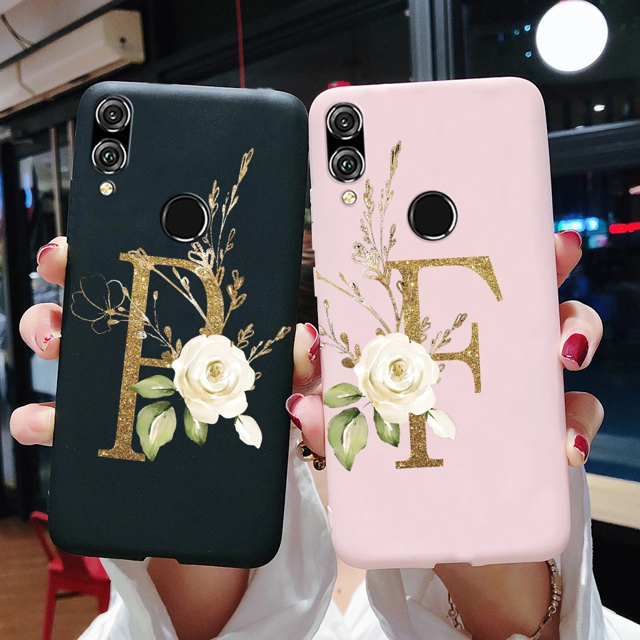 Cover Honor 8X Per Huawei Honor 8X Custodia Lettere Carine Custodia Morbida In Silicone Per Telefono Cover Posteriore Per Honor 8X Honor 8C 8 X C Para