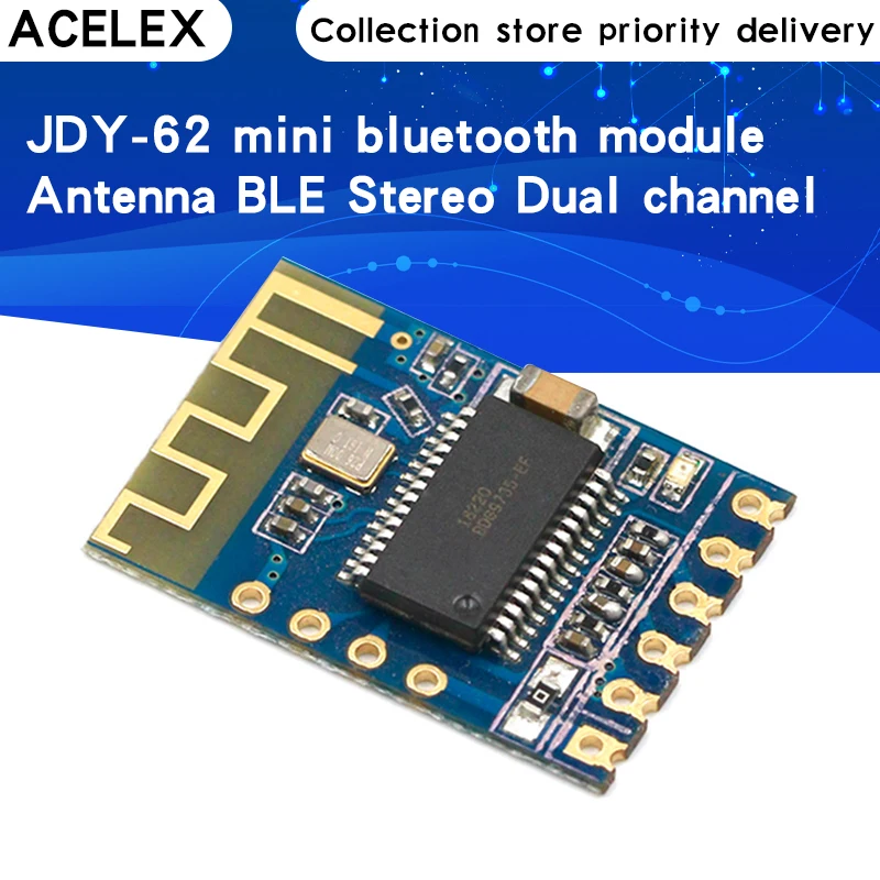 JDY 62 Мини Антенна BLE Bluetooth стерео аудио двухканальный Модуль платы высокого и