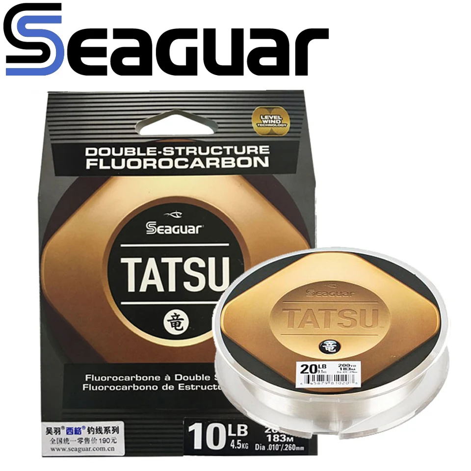 Леска рыболовная SEAGUAR TATSU фторуглеродная 100% фунта 183 м|Рыболовные лески| |
