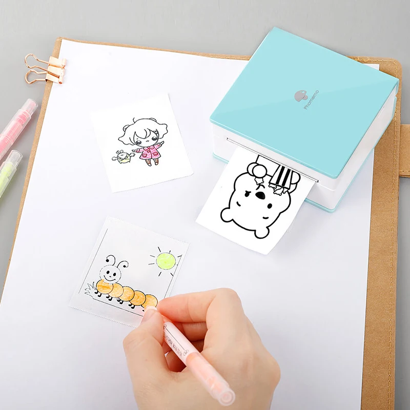 Самоклеящаяся термобумага Phomemo наклейки для печати этикетки принтера M02/M02S/M02Pro