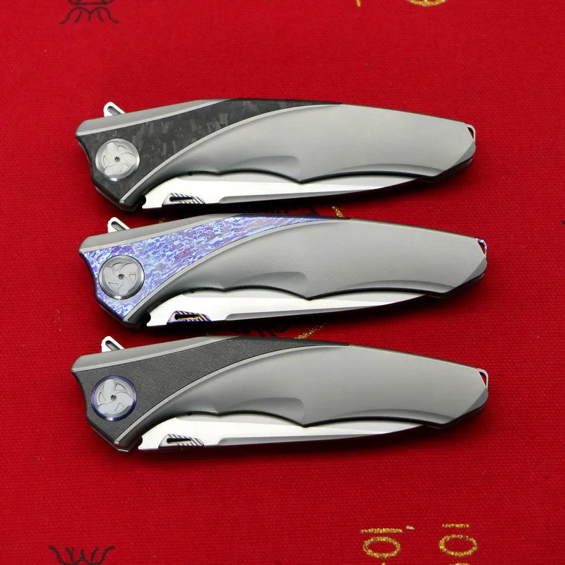 LiBing Origina Raptor Флиппер складной нож S90V лезвие титановая ручка Открытый Отдых Охота Фрукты Карманный выживания ножи инструменты