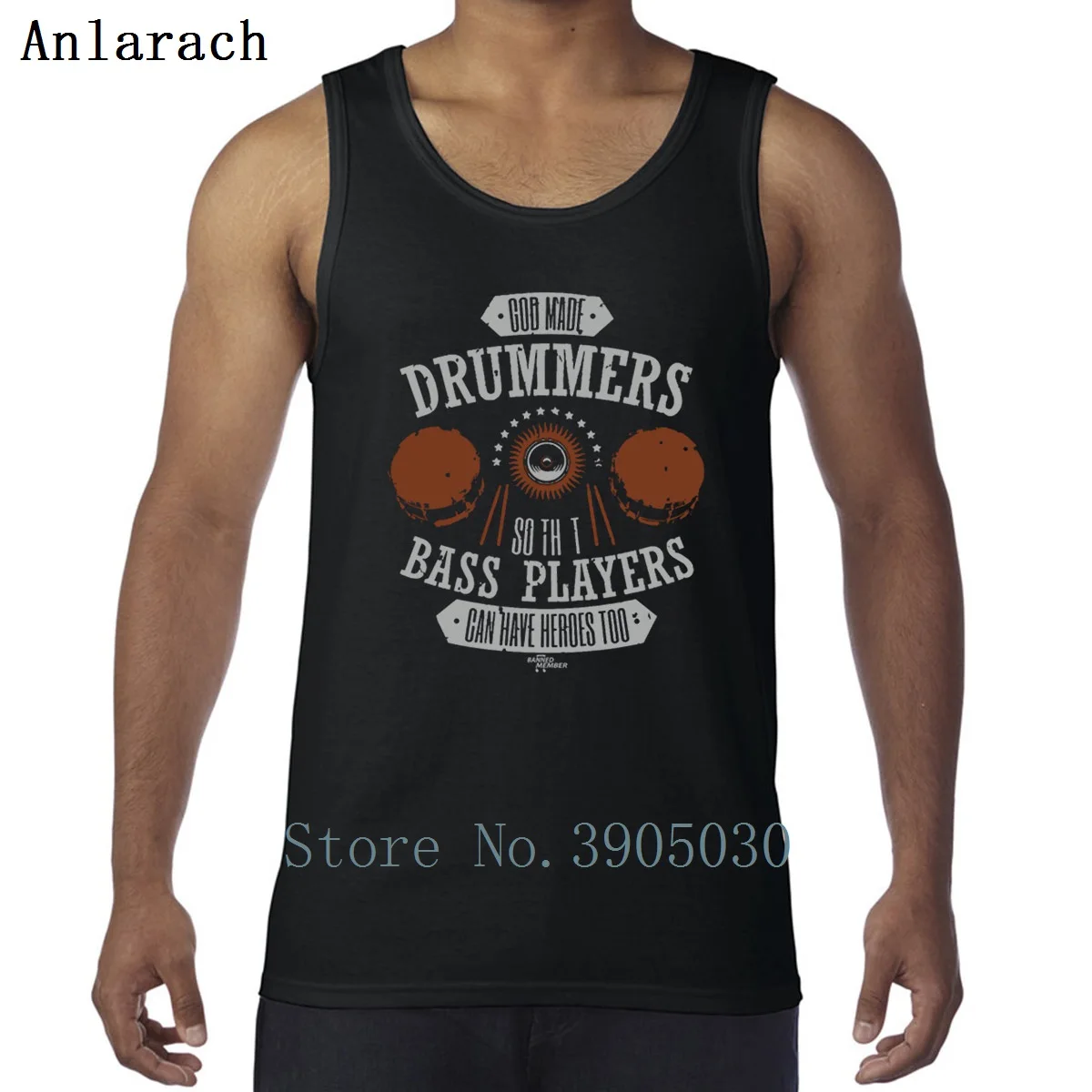 God Drummers, жилеты с героями басов, юмористический дизайн, новая одежда для мужчин, майка с круглым вырезом и солнечным светом, майка для фитнеса и отдыха