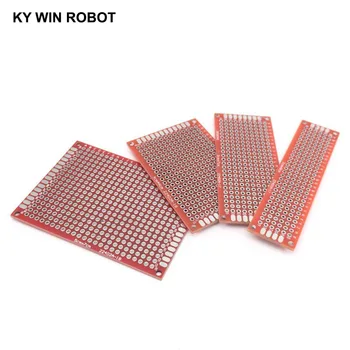 

4pcs/lot 2x8 3x7 4x6 5x7 Double Side Prototype PCB Universal Printed Circuit Board Protoboard For Arduino