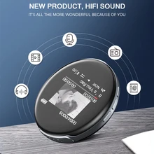 Круглый Bluetooth MP3-плеер модный спортивный мини MP3-плеер Портативный аудио 8 Гб со встроенным динамиком FM Электронная книга музыка