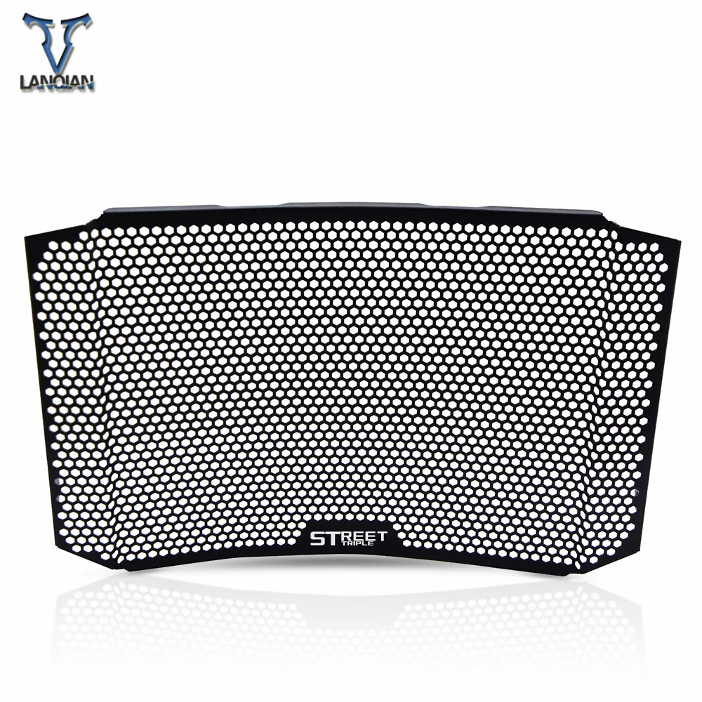 Motorcycle CNC Aluminum Radiator Guard Grille Cover Cooler Protector motobike For Triumph Street Triple Radiator Guard 2014-2016