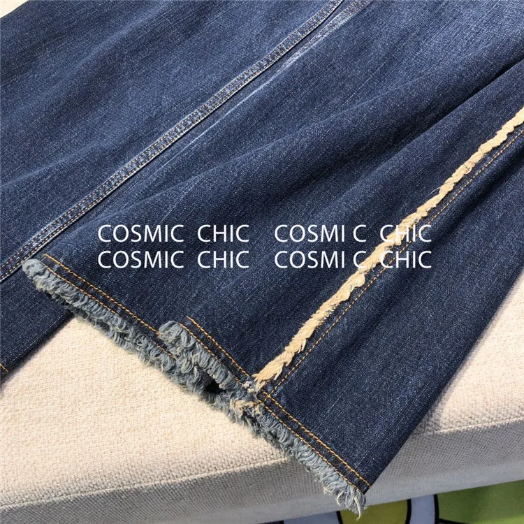 Cosmicchic модные высококачественные осенние и зимние джинсы для женщин, широкие штаны с высокой талией, свободные прямые штаны