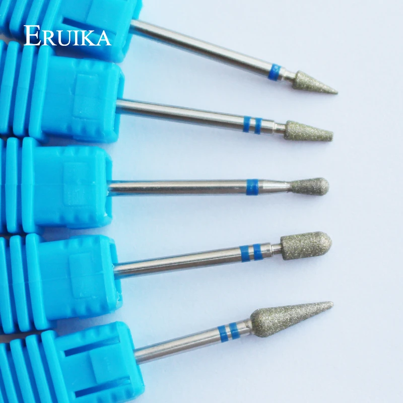 Nuevo  ERUIKA-taladro rotativo de 5 tipos de diamantes, accesorios para manicura, máquina eléctrica, herramientas de corte p6K6XLXw