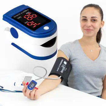

OLED Fingertip Pulse Oximeter Fast Precise Heart Rate Monitor Alarm Oxygen Saturation Rate Meter Health Monitors Pulse Oximeter