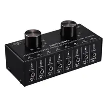 6 Input 2 Output Or 2 Input 6 Output Audio Signal Source Selection Switcher 3.5mm Interface