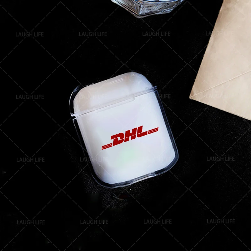 Чехол для наушников для Airpods 1 2 прозрачный чехол DHL Express anniversary мягкий силиконовый беспроводной чехол для Apple Airpods 2 Чехол Funda