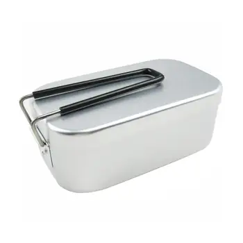 

Portable Alumina Lunch Box Food Container Storage Leak Proof Large Metal Bento Box with Handle for Women Men Student