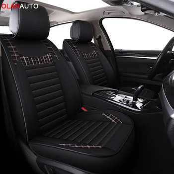 

New flax car seat cover For peugeot 206 107 307 sw 301 508 308 4007 2008 5008 3008 all models car accessories