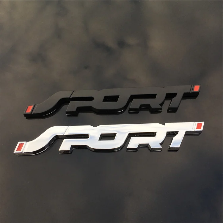

1 PCS 3D Metal Fashion Sport Emblem Badge Car Trunk Fender Car Stickers Auto Car Decal Decor Car Stickers And Decals