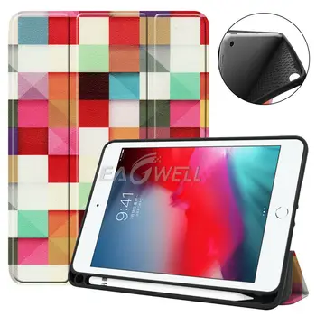 

Print Case For iPad mini 4 7.9 2015 A1538 A1550 Funda PU Leather Smart Stand Cover For iPad mini 5 7.9 2019 A2133 A2124 A2126