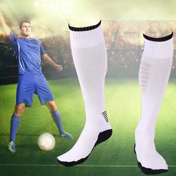 

Football Socks Durable Practical 3 Color Cotton Nylon Soccer Match Exercise Athletes Sport Socks Deodorization Sportwear