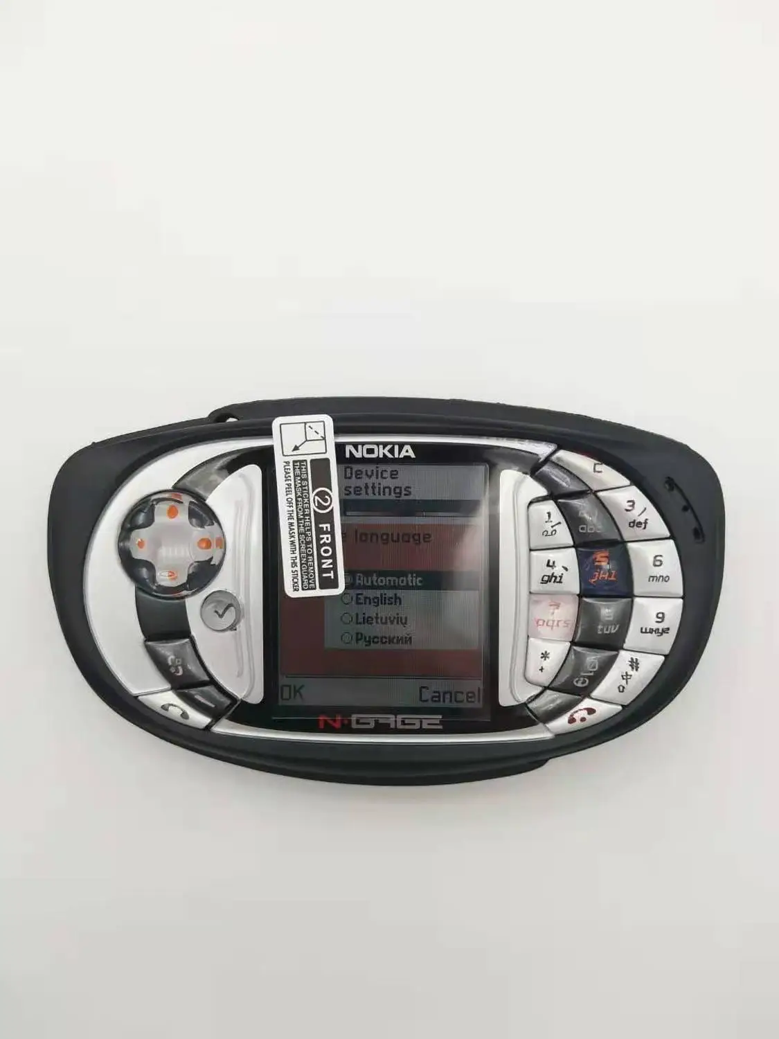 Оригинальный QD разблокированный Nokia N gage игровой мобильный телефон bluetooth