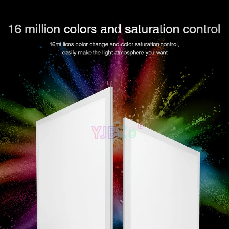 Miboxer 40W RGB+CCT Panel Light(625*625) 220V FUTL02 with Panel Light power Driver 2.4G Wireless re