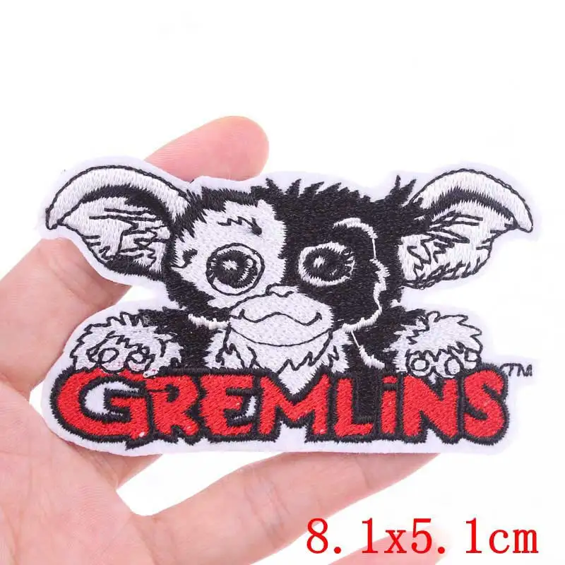 Pulaqi GIZMO Gremlin нашивки с железом для одежды милые наклейки с единорогом Парк Юрского периода нашивки на детской футболке Грут патч