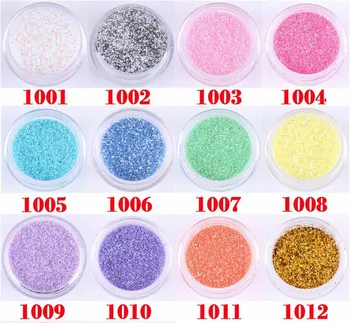 

Best quality Nail Glitter Flakes 3D Sequins Paillette Powder Charm Nail Art Decoration Manicure tools pm01