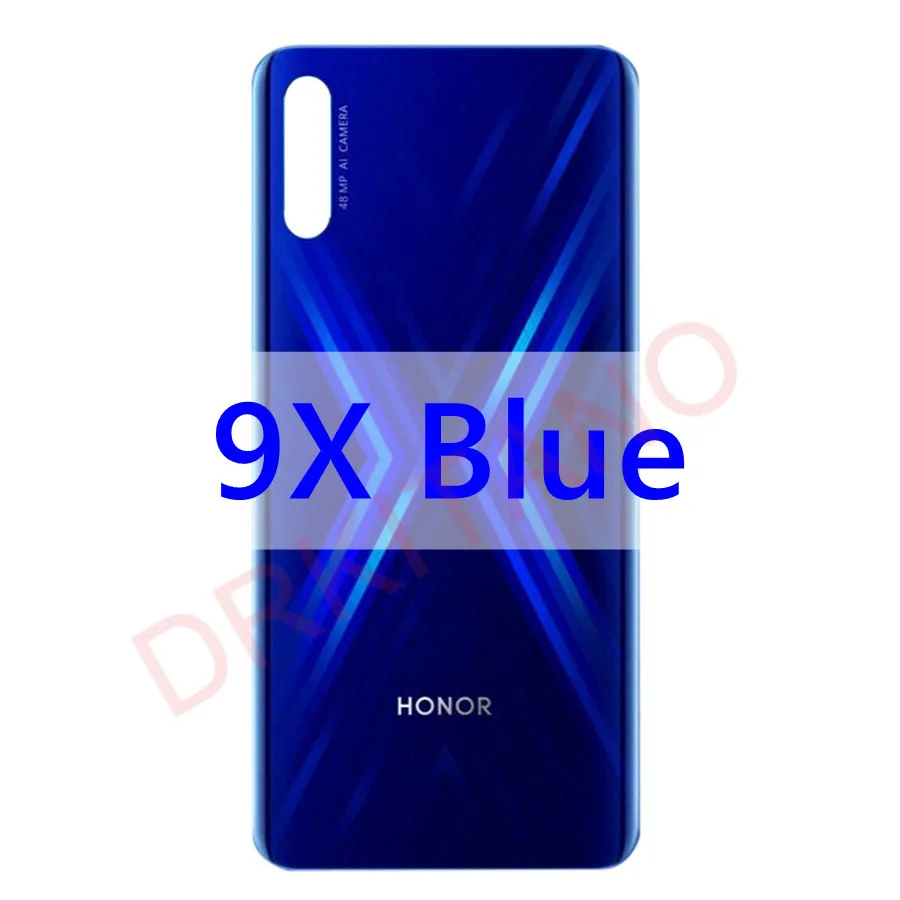 Заднее стекло для huawei Honor 9X крышка батареи панель Задняя Дверь Корпус чехол Замена для huawei Honor 9X Pro крышка батареи