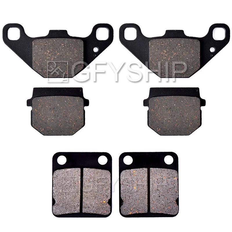 Front Front Rear Для KEEWAY Dragon 250 Quad 2007 2008 2009 мотоциклетные Передние Задние тормозные колодки тормозные диски - Цвет: Front Front Rear