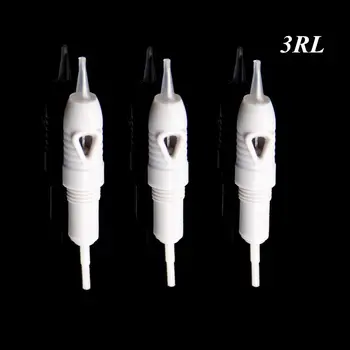 

New Microblading Tattoo Supplies 50pcs Disposable 8mm Screw Tattoo Needles Cartridge For Premium Charmant Permanent Makeup pen