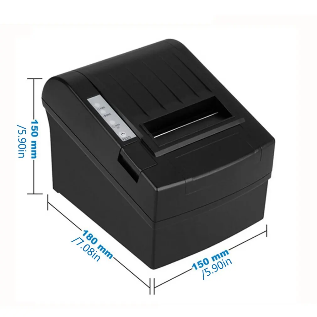 POS-8220 компактный размер беспроводной wifi POS термопринтер 80 мм автоматический резак USB+ wifi водонепроницаемый маслостойкий термопринтер