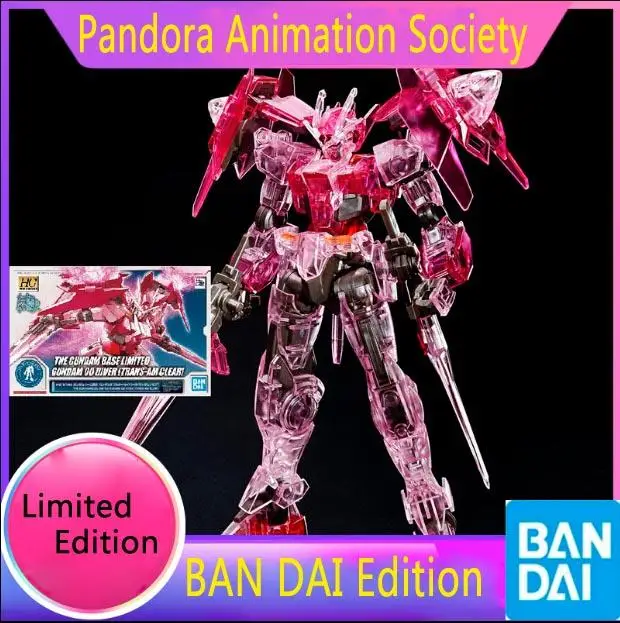 BANDAI HGBD 1/144 GN-0000DVR Gundam 00 Diver красный прозрачный издание Фигурки Игрушка Сборная модель