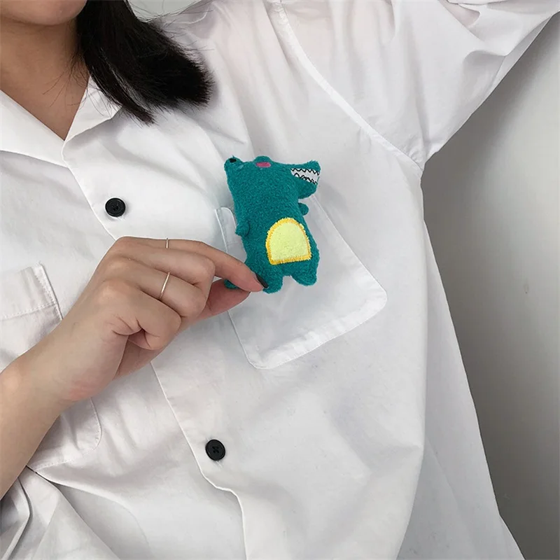 

Cute Cartoon Figure Cute Green Crocodile Brooch Color Plush Pin Badge Clothing Badge Pack Backpack Cap