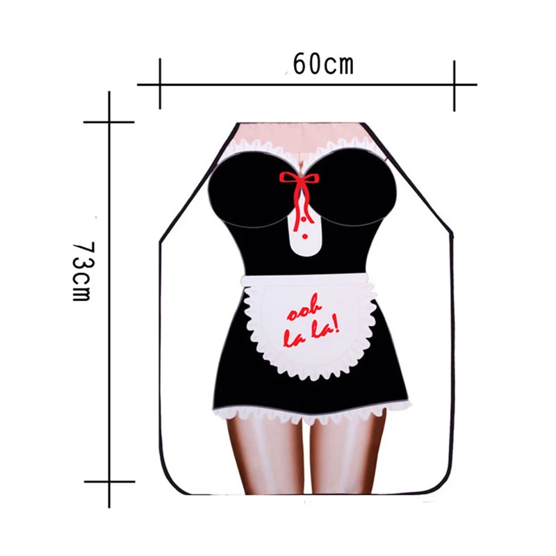 3D Creative Funny Kitchen Apron Men Women Sexy Aprons Party Cooking Chef Apron Bibs Pinafore Avental Uniform Home Accessories