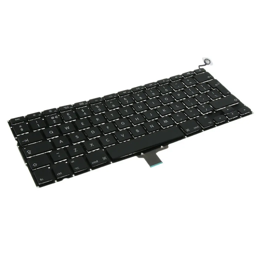 Ноутбук британский английский Замена клавиатуры для Apple MacBook Pro 1" A1278 2009-2012