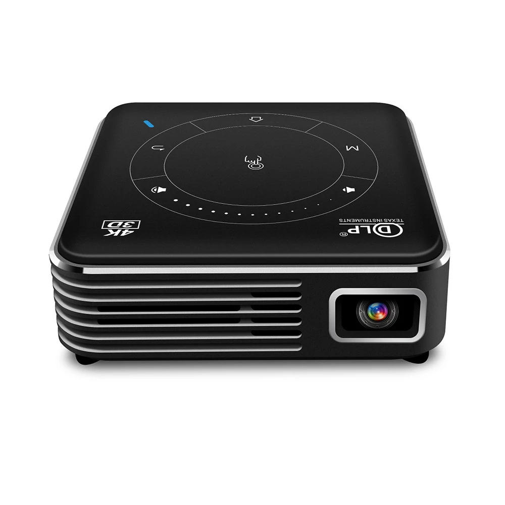 DLP P11 4K projector Android 9.0 DDR4 4GB 32GB Mini Portable LED Projector  5G Wifi Bluetooth 3D Home Cinema Proyector vs P10