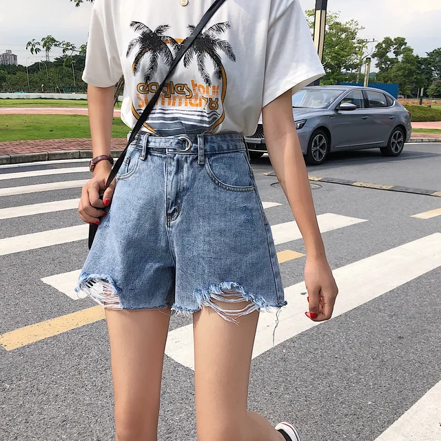 button fly denim shorts womens