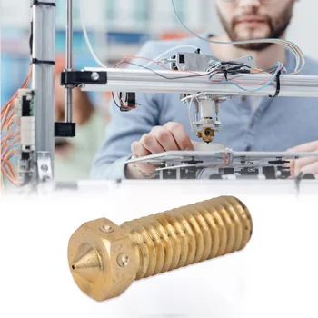 

5pcs Brass Hot Bed Platform 1.75mm 0.4mm High Temperature Resistant Extruder Nozzle Small Tip Nozzle