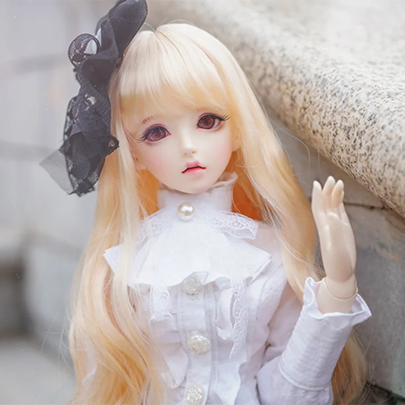 Top Quality 1/3 1/4 1/6 Bjd Wig High Temperature Long Wavy Hairs SD DD MDD For Doll Accessories | Игрушки и хобби