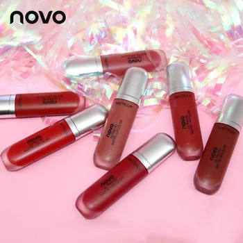 

Internet Celebrities Makeup NOVO Cream Ice Cream Velvet Lip Glaze Student Moisturizing Lip Gloss Matte Lip Glaze