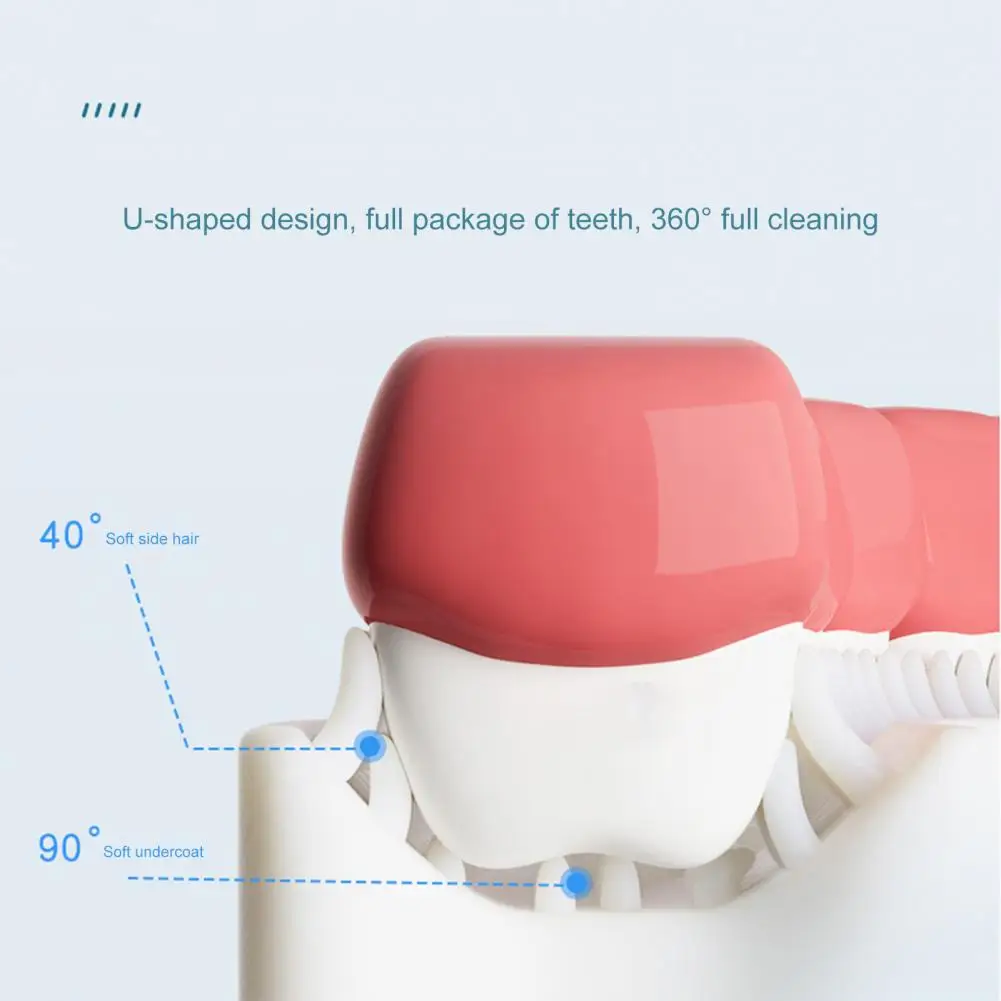 Baby U Shape Toothbrush 360 Degree Teeth Clean Soft Fur Food Grade Material Children Toothbrush Kids Supplies for Daily
