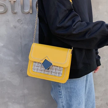 

New texture small bag female 2020 new ins wild fashion single shoulder foreign chain crossbody bag