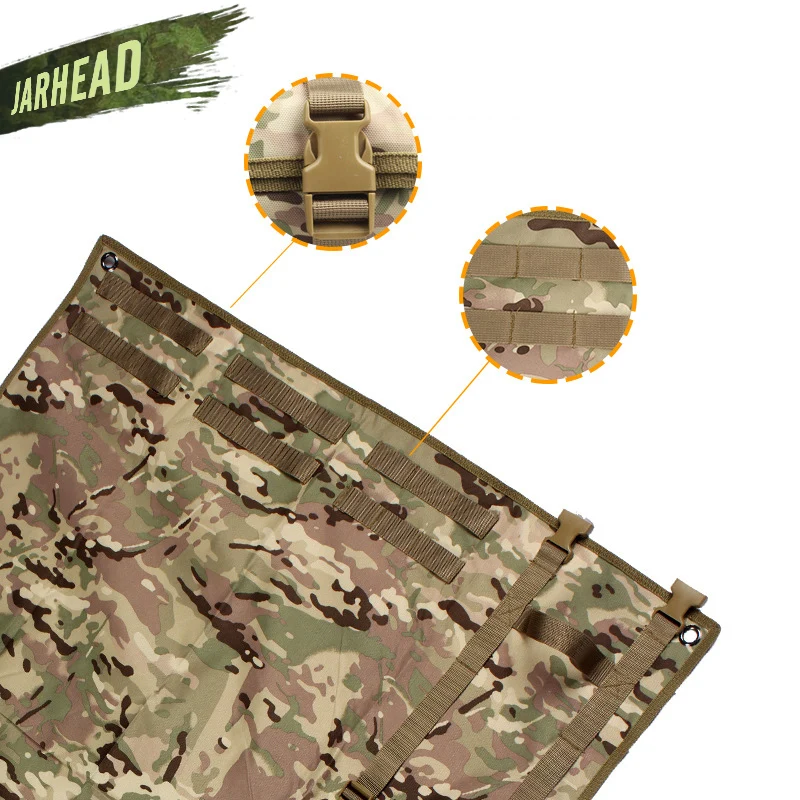 1000D Tactical Lightweight Roll-Up Shooting Mat Non-padded Accessories Shooting Mat for Hunting Gun Rifle Sniper Shotgun