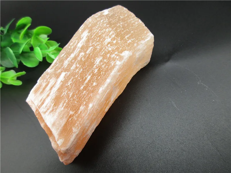 Натуральный оранжевый Stilbite образец цеолитеминерал грубая кристалла каменные минералы для сбора